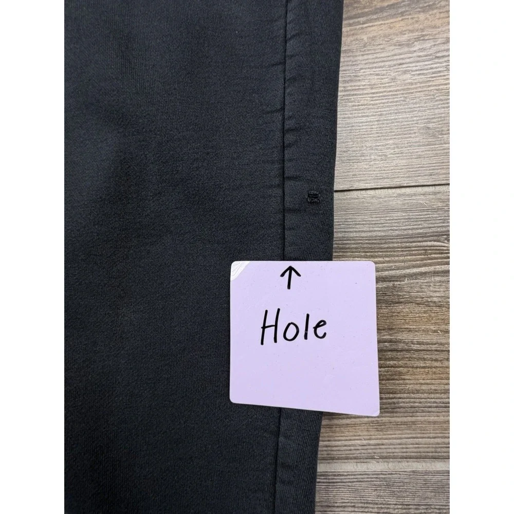 Jordan Men Activewear Pants XXL Black Mind Over Matter Sweatpants Has Holes
